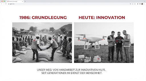 Historische Momentaufnahme humanitärer Arbeit von 1986 bis heute